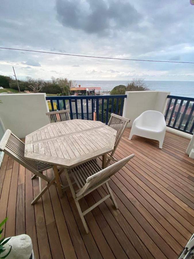 Bel Appartement Vue Mer - 1Er Rang Front De Mer Saint-Jean-de-Luz Bagian luar foto