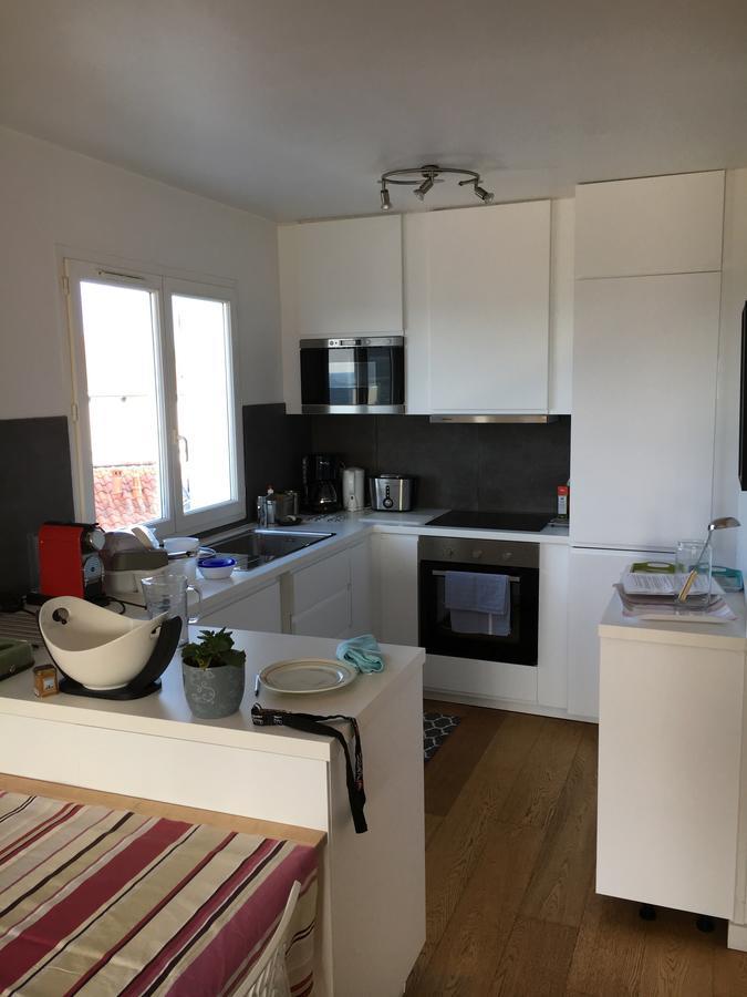 Bel Appartement Vue Mer - 1Er Rang Front De Mer Saint-Jean-de-Luz Bagian luar foto